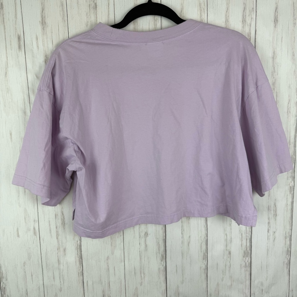 Nike Swoosh Lavender Crop Top - Picture 7 of 7